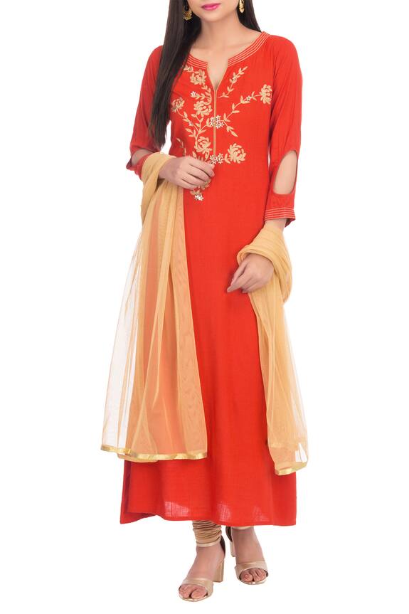 Buy Adara Khan Rayon Embroidered Kurta Set Online Aza Fashions