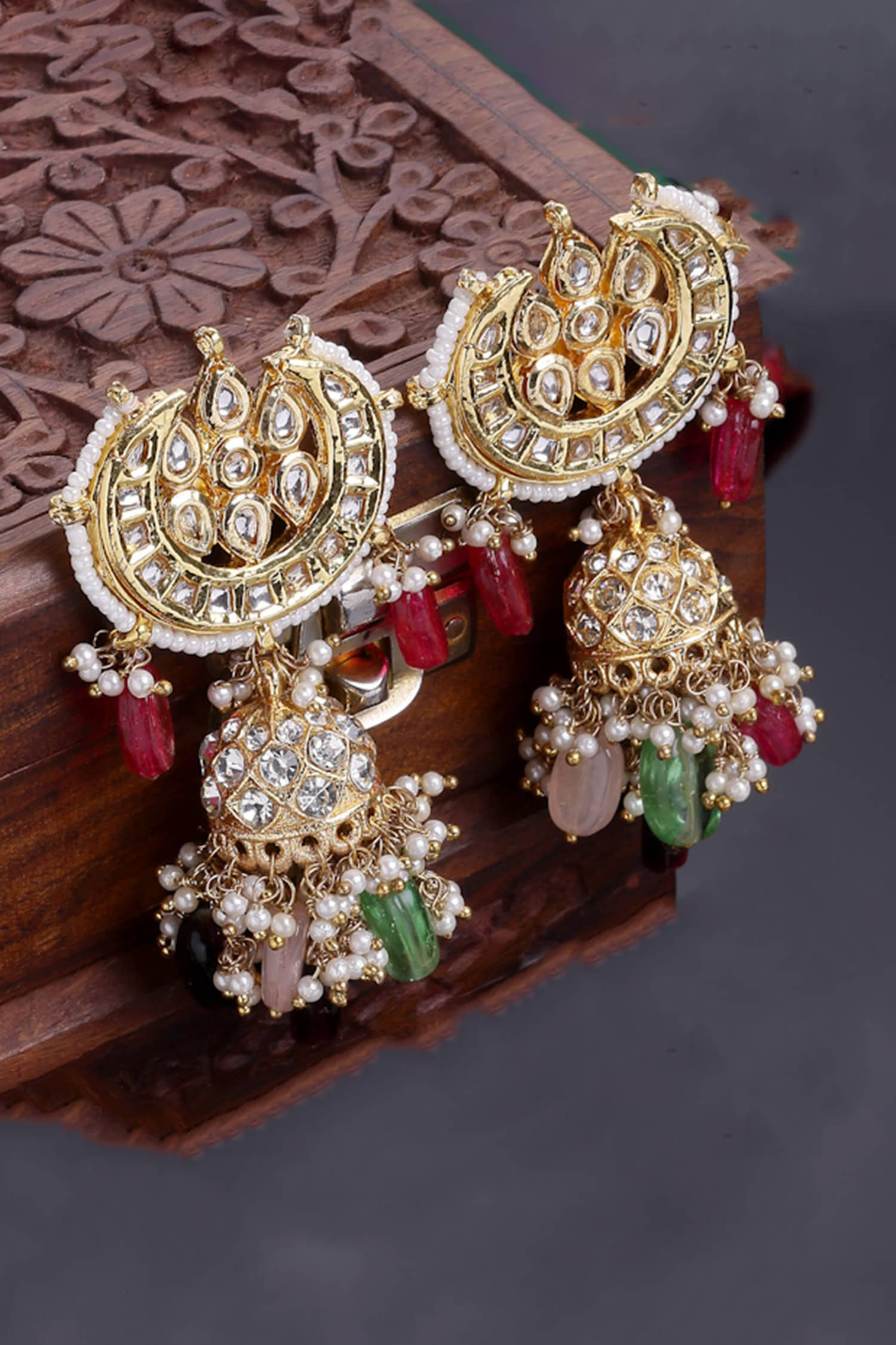 Buy Dugran By Dugristyle Bead Drop Earrings Online Aza Fashions