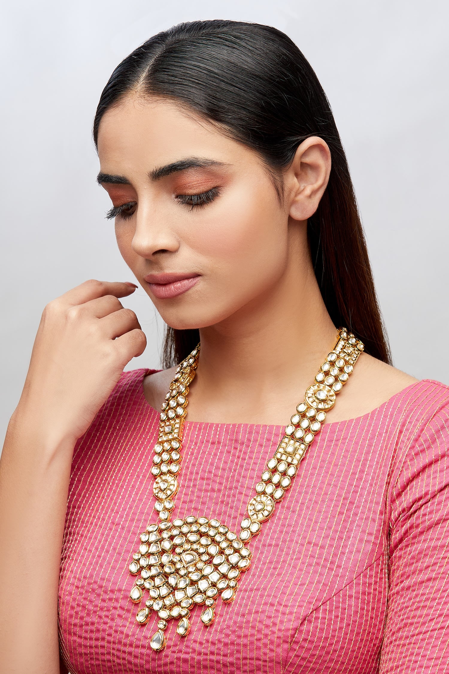 Buy Khwaab By Sanjana Lakhani Kundan Pendant Necklace Online Aza Fashions