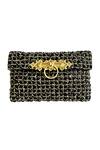 Shop_Kokommo_Avril Hand Embroidered Clutch_at_Aza_Fashions
