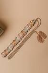 Shop_Mehraki_Translucent Sequin Embellished Belt_at_Aza_Fashions
