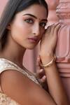 Shop_Curio Cottage_Jadau Embellished Bangle_at_Aza_Fashions