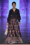 Buy_Archana Kochhar_Purple Digital Print Lehenga And Shirt Set_at_Aza_Fashions