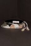 Shop_Mehraki_Pearl And Cutdana Embellished Wabi Sabi Belt_at_Aza_Fashions