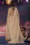 Shop_House of Kotwara_Beige Georgette Chikankari Lehenga Set_at_Aza_Fashions