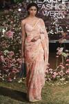 Buy_Anita Dongre_Garden Inspired Motif Print Saree With Sequin Blouse_at_Aza_Fashions