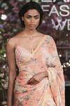 Shop_Anita Dongre_Garden Inspired Motif Print Saree With Sequin Blouse_at_Aza_Fashions