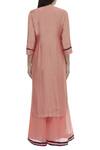Shop_Arihant Rai Sinha_Coral Embroidered Kurta Palazzo Set_at_Aza_Fashions