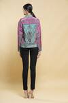 Shop_Kartikeya India_Pink Silk Crepe Jacket_at_Aza_Fashions