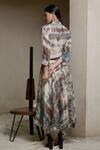 Shop_Itara_Multi Color Silk Crepe Tie And Dye Skirt_at_Aza_Fashions