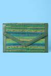 Buy_Swarang Designs_Chindi Handwoven Envelop Sleeve_at_Aza_Fashions