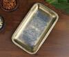 Buy_Nakshikathaa - Homeware_Dohar Brass Rectangular Tray_at_Aza_Fashions