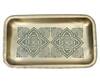 Shop_Nakshikathaa - Homeware_Dohar Brass Rectangular Tray_at_Aza_Fashions