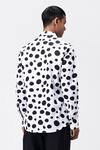 Shop_Genes Lecoanet Hemant_Black Polka Dot Print Shirt_at_Aza_Fashions