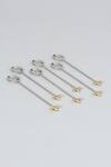 Buy_Assemblage_Buzzy Bee Cocktail Stirrer Spoons - Set Of 6_at_Aza_Fashions