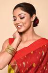 Shop_Samyukta Singhania_Stone Embellished Bangles - Set Of 2_at_Aza_Fashions