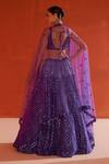 Buy Mirror Embroidered Lehenga Set by Angad Singh at Aza Fashions