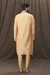 Shop_Samyukta Singhania_Brown Floral Embroidered Kurta Set_at_Aza_Fashions