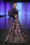 Shop_Archana Kochhar_Purple Digital Print Lehenga And Shirt Set_at_Aza_Fashions
