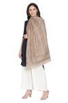 Shop_Shingora_Paisley And Floral Woven Stole_at_Aza_Fashions