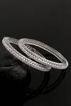 Buy_Noor_Faux Diamond Embellished Bangles - Set Of 2_at_Aza_Fashions