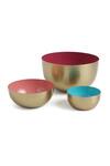 Shop_Amoli Concepts_Circular Shaped Bowls - Set Of 3_at_Aza_Fashions