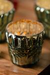 Shop_S.G. Home_Spiked Glass Votives Hamper - Set Of 6_at_Aza_Fashions