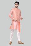 Buy_Arihant Rai Sinha_White Jacquard Bundi And Kurta Set_at_Aza_Fashions