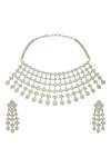 Buy_Chaotiq By Arti_Handcrafted Embellished Necklace Jewellery Set_at_Aza_Fashions