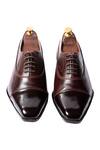 Shop_Artimen_Brown Handcrafted Oxfords_at_Aza_Fashions