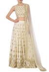 Buy_Astha Narang_White Silk Lehenga Set_at_Aza_Fashions