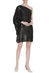 Buy_Deme by Gabriella_Black One Shoulder Dress_at_Aza_Fashions