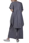 Shop_Three_Grey Polka Dot Tunic_at_Aza_Fashions