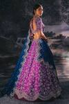 Shop_Anushree Reddy_Purple Raw Silk Lehenga Set_at_Aza_Fashions