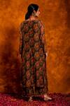 Shop_Chandbari_Multi Color Chanderi Printed Kurta Set_at_Aza_Fashions