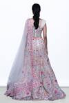 Shop_Shriya Som_Beige Floral Embroidered Dupatta_at_Aza_Fashions