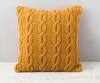 Shop_Elm & Oak_Cable Knit Square Cushion_at_Aza_Fashions
