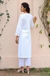 Shop_Sage Saga_White Lawn Cotton Crochet Lace Hem Palazzo_at_Aza_Fashions