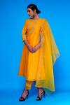 Buy_Asaga_Yellow Firaq Kurta Set_at_Aza_Fashions