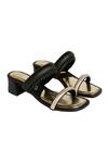 Buy_Veruschka by Payal Kothari_Black Vegan Leather Jamun Block Heels_at_Aza_Fashions