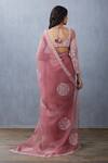 Shop_Torani_Pink Silk Organza Saree_at_Aza_Fashions