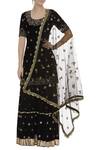 Buy_Vikram Phadnis_Black Embroidered Sharara Kurta Set_at_Aza_Fashions