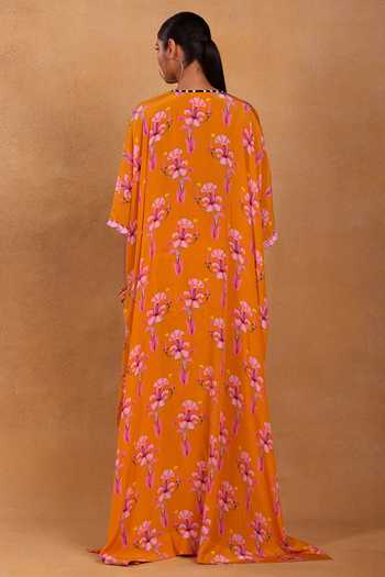 Yellow Cherry Blossom Skort Set - Masaba