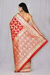 Shop_Nazaakat by Samara Singh_Orange Banarasi Silk Saree_at_Aza_Fashions