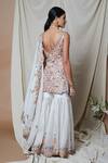 Tamanna Punjabi Kapoor_Ivory Raw Silk Embroidered Kurta Gharara Set_Online_at_Aza_Fashions