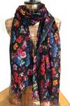 Buy_Pashma_Cashmere Floral Print Scarf_at_Aza_Fashions