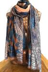 Buy_Pashma_Frayed Printed Scarf_at_Aza_Fashions