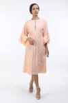 Buy_Nikasha_Pink Floral Print Midi Dress_at_Aza_Fashions