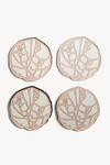 Buy_The Bling Edit_Criss Cross Coasters (Set of 4)_at_Aza_Fashions