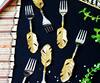 Buy_Assemblage_Feather Fork Cutlery Set (Set of 6)_at_Aza_Fashions